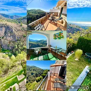 Axarquia , Frigiliana, Terraza Privada Con Vistas A La Montana Rio Y Al Mar Apartment Frigiliana