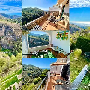 Axarquia , Frigiliana, Terraza Privada Con Vistas A La Montana Rio Y Al Mar Apartment Frigiliana
